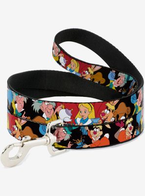 Disney Alice in Wonderland Mad Hatters Tea Party Poses Dog Leash 6 Ft
