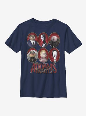 The Addams Family Portraits Youth T-Shirt