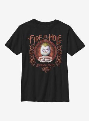 The Addams Family Fire Hole Youth T-Shirt