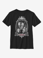 The Addams Family Wednesday Graveyard Frame Youth T-Shirt