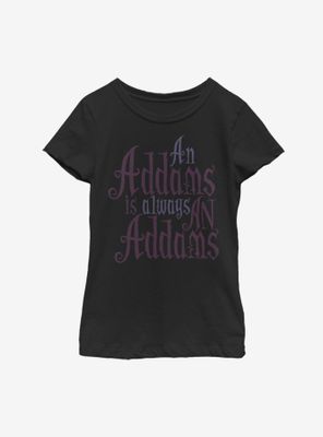 The Addams Family Always An Youth Girls T-Shirt