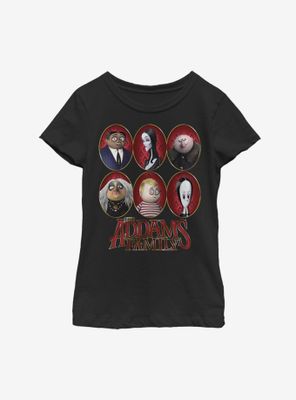 The Addams Family Portraits Youth Girls T-Shirt