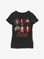 The Addams Family Portraits Youth Girls T-Shirt