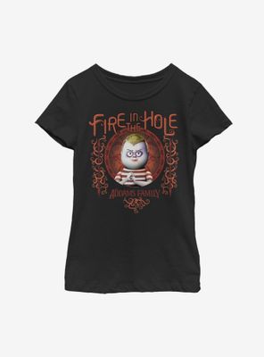 The Addams Family Fire Hole Youth Girls T-Shirt