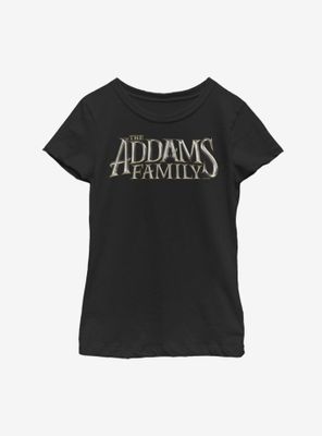 The Addams Family Theatrical Logo Youth Girls T-Shirt