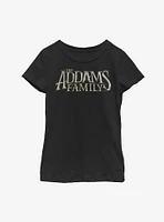 The Addams Family Theatrical Logo Youth Girls T-Shirt