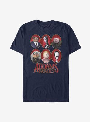 The Addams Family Portraits T-Shirt