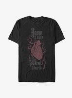 The Addams Family Heart And Home T-Shirt