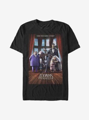 The Addams Family Theatrical Poster T-Shirt