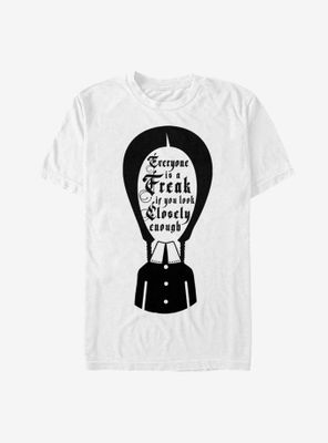 The Addams Family Wednesday Everyone Is A Freak T-Shirt