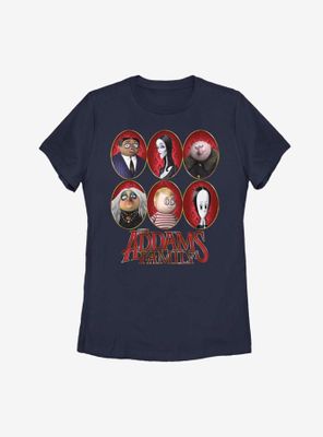 The Addams Family Portraits Womens T-Shirt
