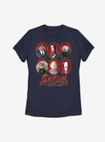 The Addams Family Portraits Womens T-Shirt