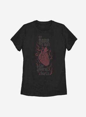 The Addams Family Heart And Home Womens T-Shirt