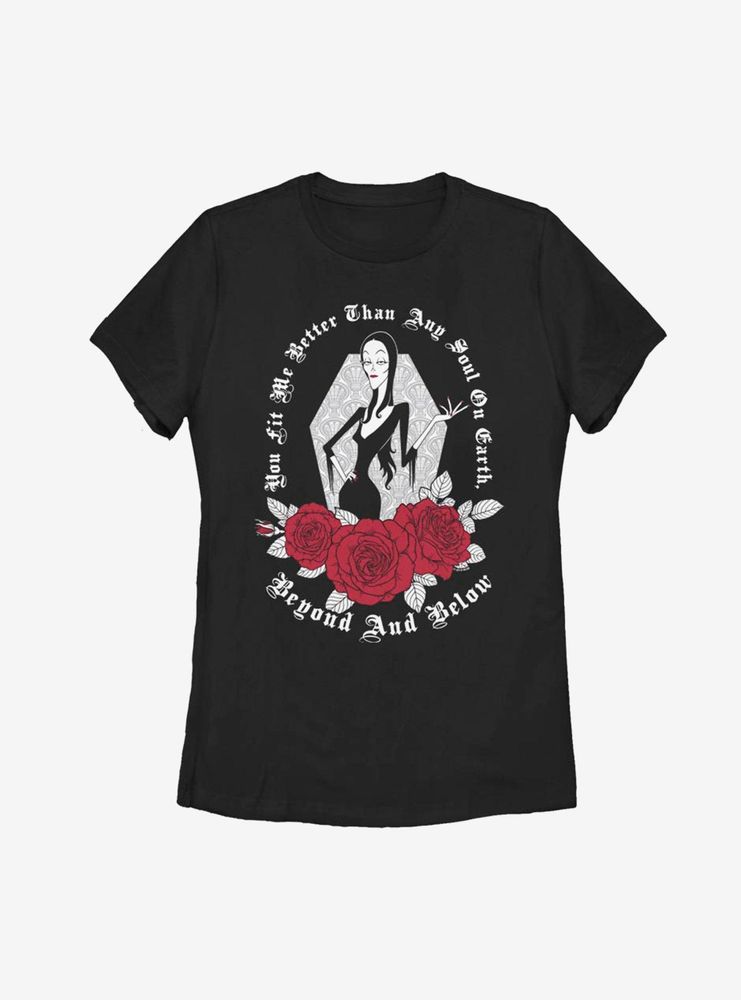 The Addams Family Morticia Soul Womens T-Shirt