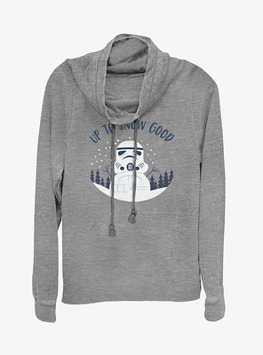 Star Wars Snow Good Cowl Neck Long-Sleeve Girls Top