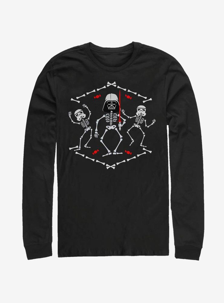 Star Wars Dark Side Skeletons Long-Sleeve T-Shirt