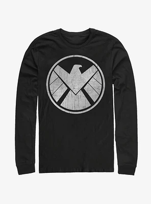 Marvel Avengers Vintage Shield Long-Sleeve T-Shirt