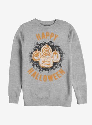 Marvel Avengers Happy Halloween Pumpkins Sweatshirt