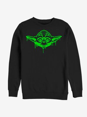 Star Wars Green Yoda Drip Sweatshirt