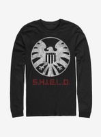 Marvel Avengers Shield Branding Long-Sleeve T-Shirt