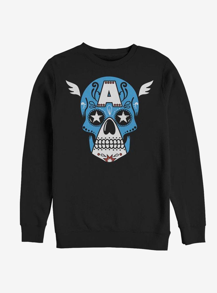 Marvel Captain America Sugar Skull Sweatshirt