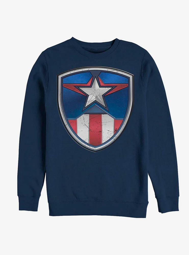 Marvel Captain America Classic Shield Crest Sweatshirt