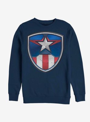 Marvel Captain America Classic Shield Crest Sweatshirt