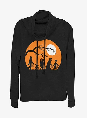 Star Wars Trick Or Treating Cowlneck Long-Sleeve Womens Top