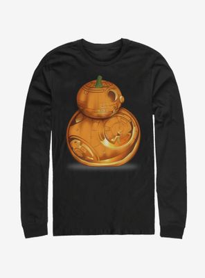 Star Wars Episode VII The Force Awakens BB-8 Pumpkin Long-Sleeve T-Shirt