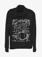 Disney Cinderella Midnight Pumpkin Patch Cowlneck Long-Sleeve Womens Top