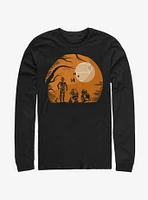 Star Wars Episode VIII The Last Jedi Droid Haunt Long-Sleeve T-Shirt