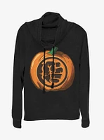 Marvel Hulk Pumpkin Cowlneck Long-Sleeve Womens Top