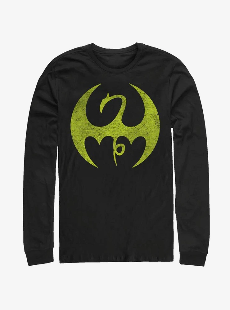 Marvel Iron Fist Logo Long-Sleeve T-Shirt