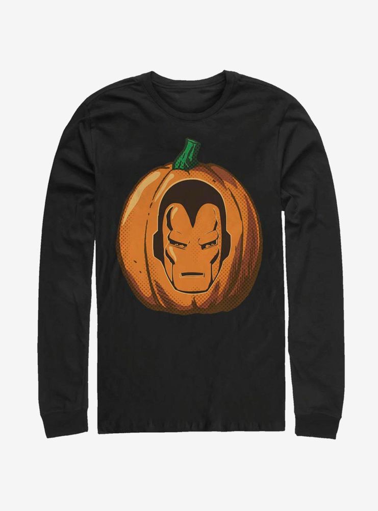 Marvel Iron Man Pumpkin Long-Sleeve T-Shirt