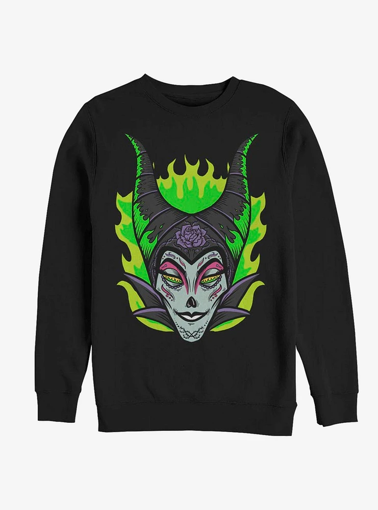 Disney Maleficent Sugar Skull Sweatshirt