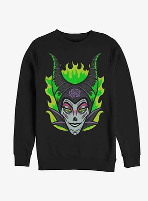 Disney Maleficent Sugar Skull Sweatshirt