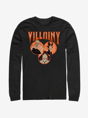 Disney Villains Evil Trifecta Long-Sleeve T-Shirt
