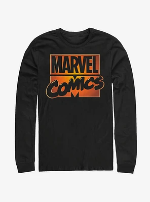 Marvel Comics Orange Glow Long-Sleeve T-Shirt