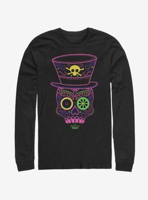 Disney The Princess And Frog Facilier Tarot Skull Long-Sleeve T-Shirt