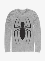 Marvel Spider-Man Classic Spider Logo Long-Sleeve T-Shirt