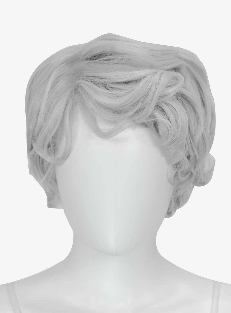 Epic Cosplay Aion Silvery Grey Short Wavy Wig