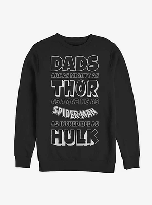 Marvel Dads Sweatshirt