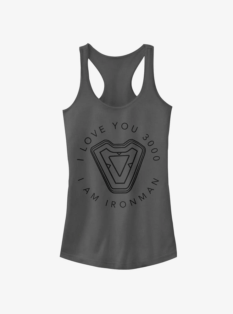 Marvel Avengers: Endgame Iron Man's Heart Girls Tank