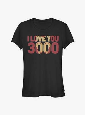 Marvel Avengers: Endgame Iron Man I Love You 3000 Girls T-Shirt