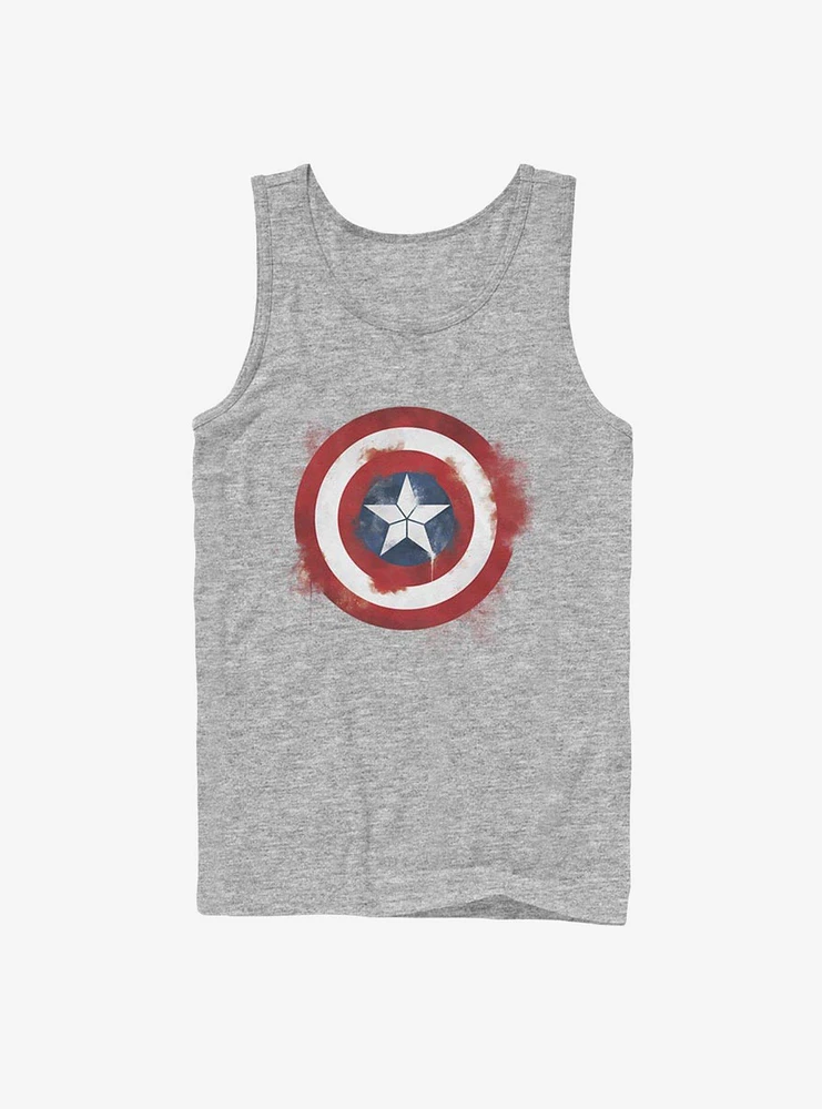 Marvel Captain America Spray Logo Tank