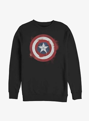 Marvel Captain America Spray Logo Sweatshirt