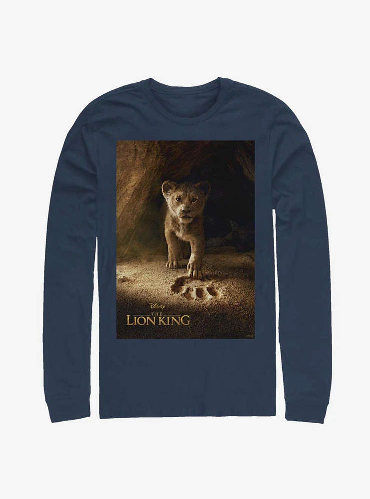 Disney The Lion King 2019 Simba Poster Long-Sleeve T-Shirt