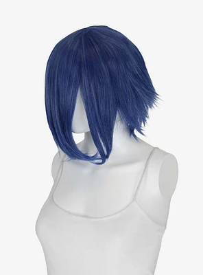 Epic Cosplay Aphrodite Shadow Blue Long Bang Layered Short Wig