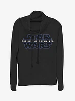 Star Wars Episode IX The Rise of Skywalker  Logo Cowl Neck Long-Seeve Girls Top