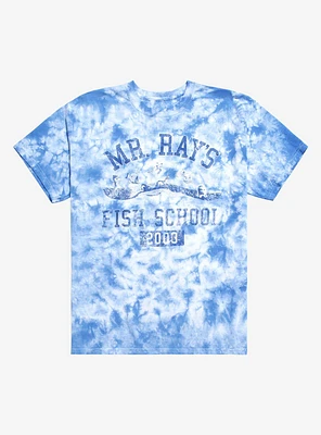 Disney Pixar Finding Nemo Mr Ray's Fish School Tie-Dye T-Shirt